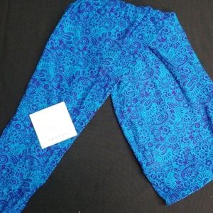 Blue and Purple Lularoe TC leggings NWT